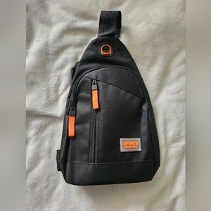 Cross body backpack.